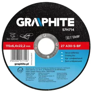 Oferta limitowana Tarcza szlifierska do metalu 230 x 6.4 x 22.2 mm,